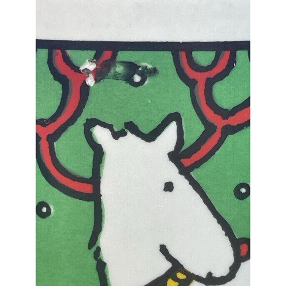 VTG 80s HOUZE Alan Wood Reindeer Gifts Holiday Christmas Whimsical Mug - Picture 6 of 10